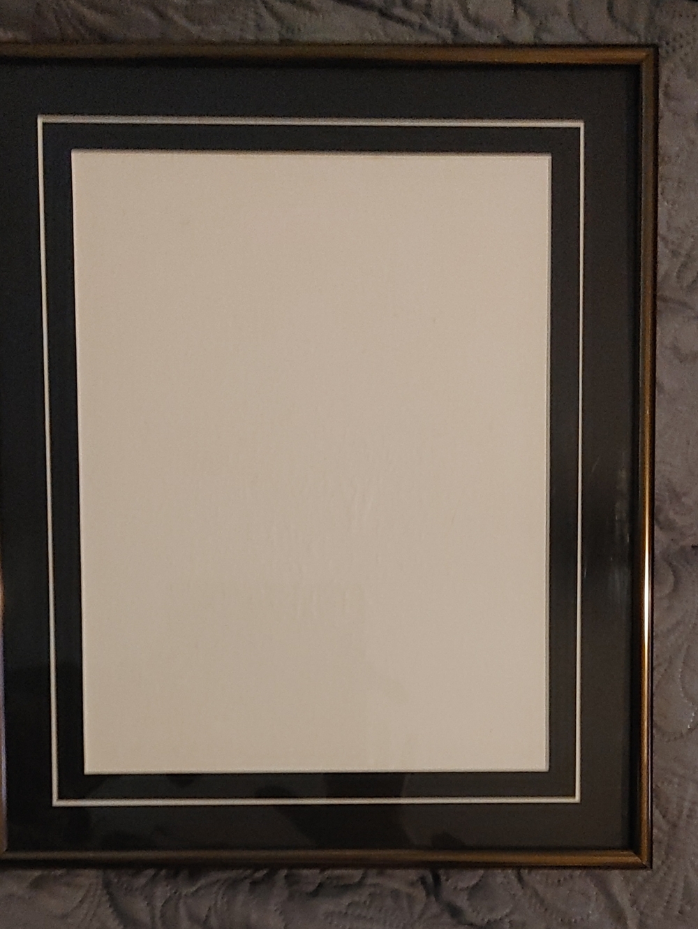 Black and White Picture Frame
